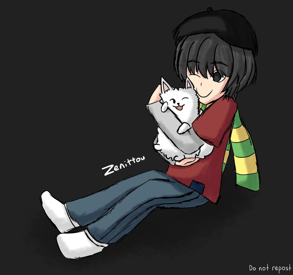 Me and my digital pomeranian